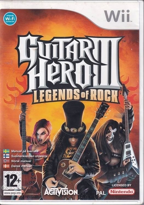 Guitar Hero 3 - Legends of Rock - Wii (B Grade) (Genbrug)